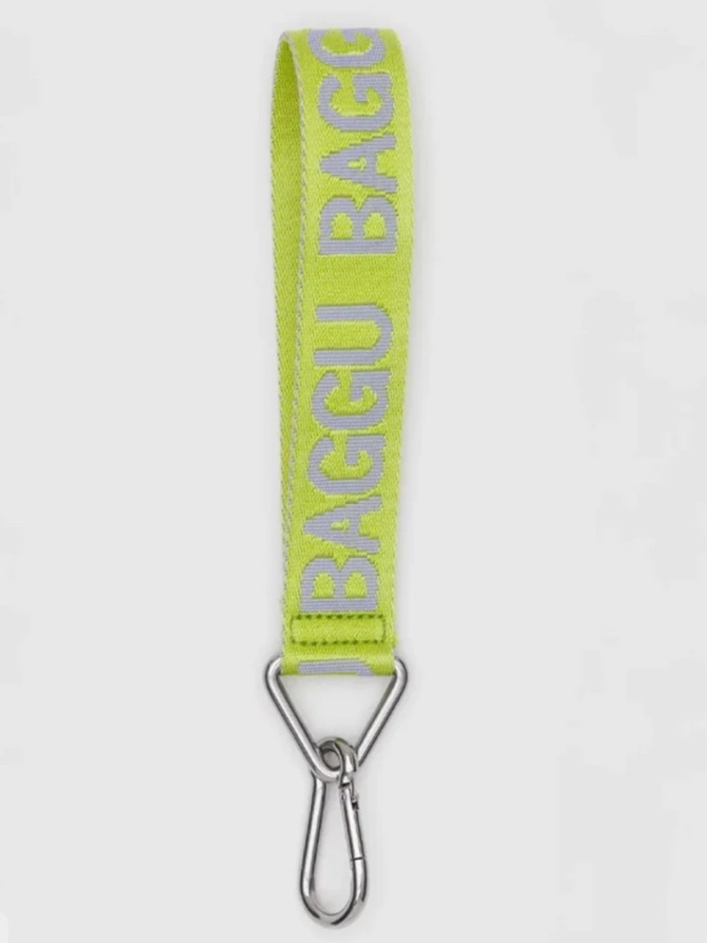 BAGGU Logo Keychain In Citron